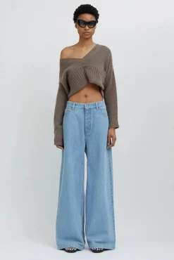 Clearance CHRISTOPHER ESBER CASHMERE KNIT SHRUG Taupe