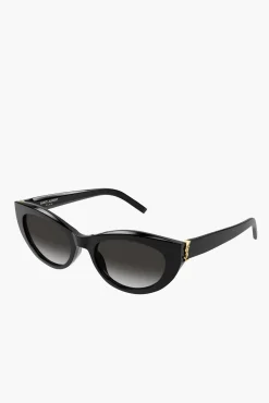 Best SAINT LAURENT CAT-EYE SUNGLASSES Black