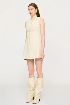 Shop CLEA CEDAR MINI DRESS Oat