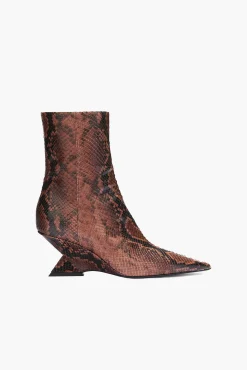 Cheap THE ATTICO CHEOPE ANKLE BOOT 60MM Brown/Black