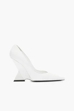 Sale THE ATTICO 'CHEOPE' PUMP 105MM White/Nichel
