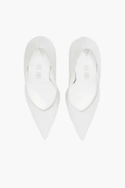 Sale THE ATTICO 'CHEOPE' PUMP 105MM White/Nichel