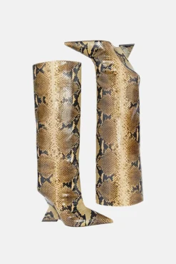 Shop THE ATTICO CHEOPE TUBE BOOT