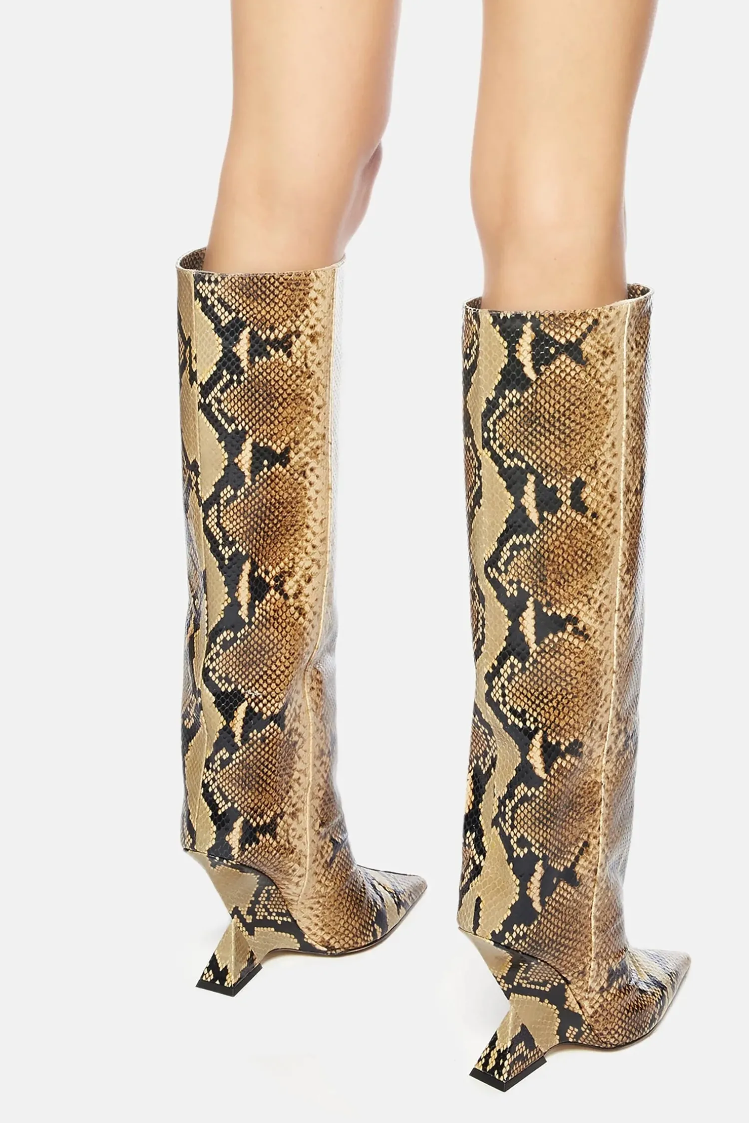 Shop THE ATTICO CHEOPE TUBE BOOT