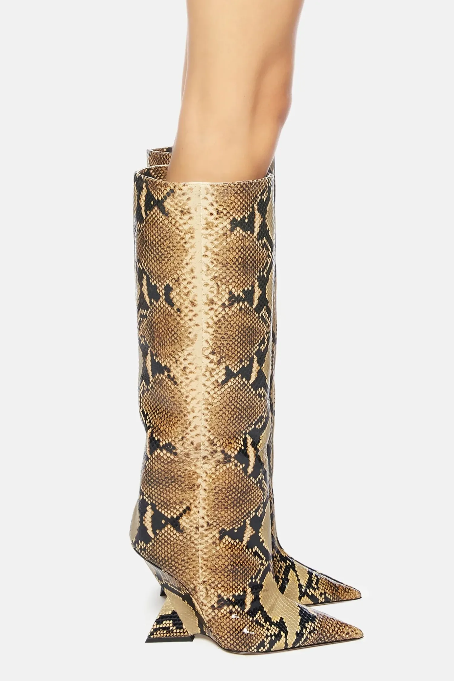 Shop THE ATTICO CHEOPE TUBE BOOT