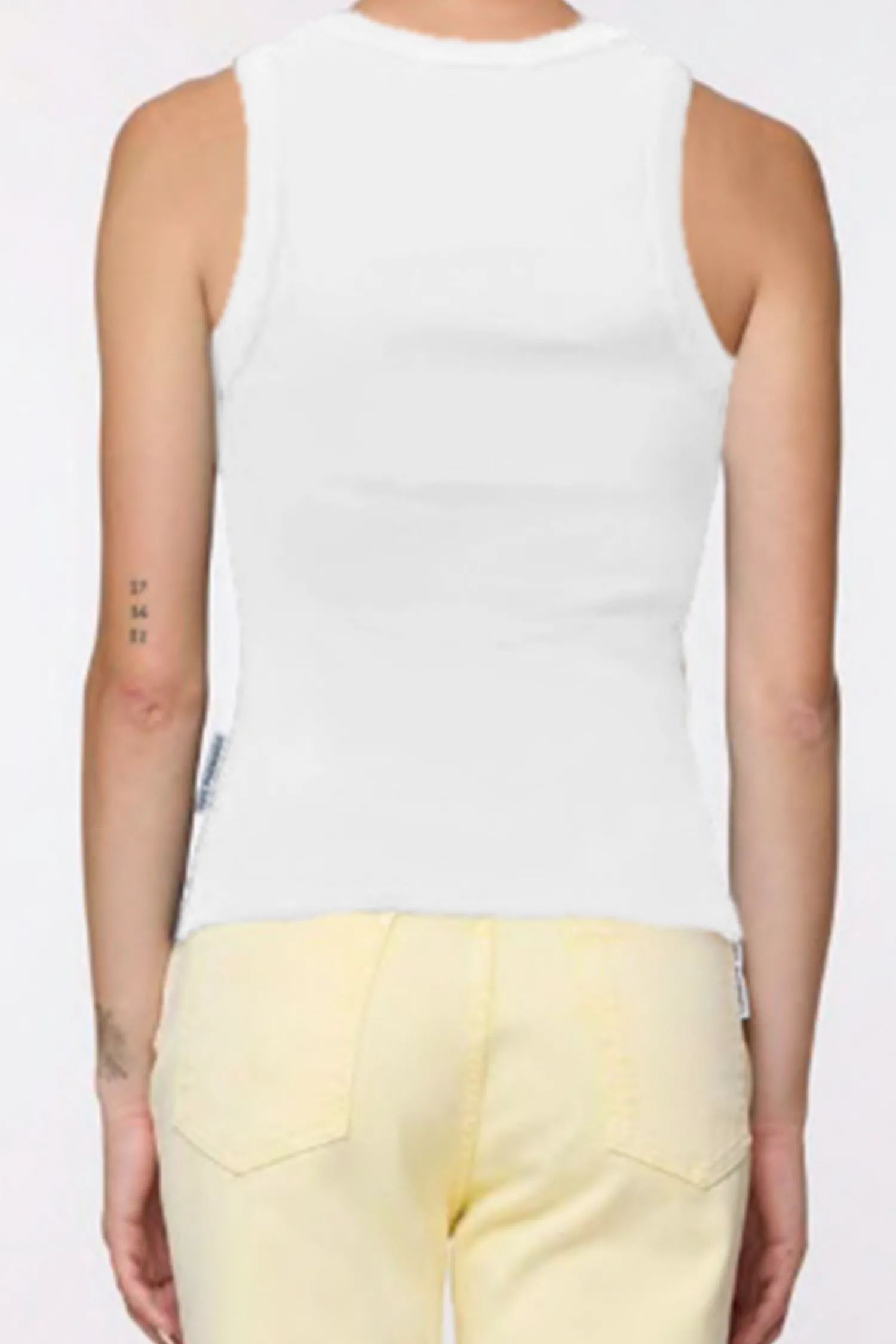 Store DES PHEMMES CLASSIC TANK TOP White