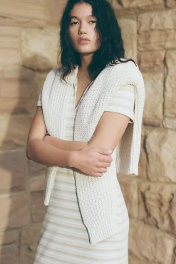 Shop FAITHFULL THE BRAND COLMIER SWEATER Beige
