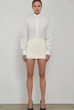 Outlet WARDROBE.NYC COLUMN SKIRT MINI