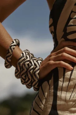 Best Sale JOHANNA ORTIZ COSMIC SERPENT BANGLES Black/Natural