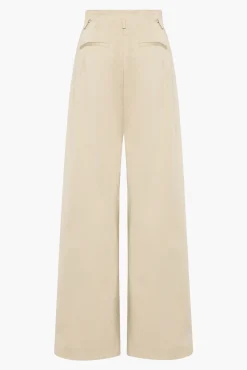 Fashion ST. AGNI COTTON PAPERBAG WAIST TROUSERS