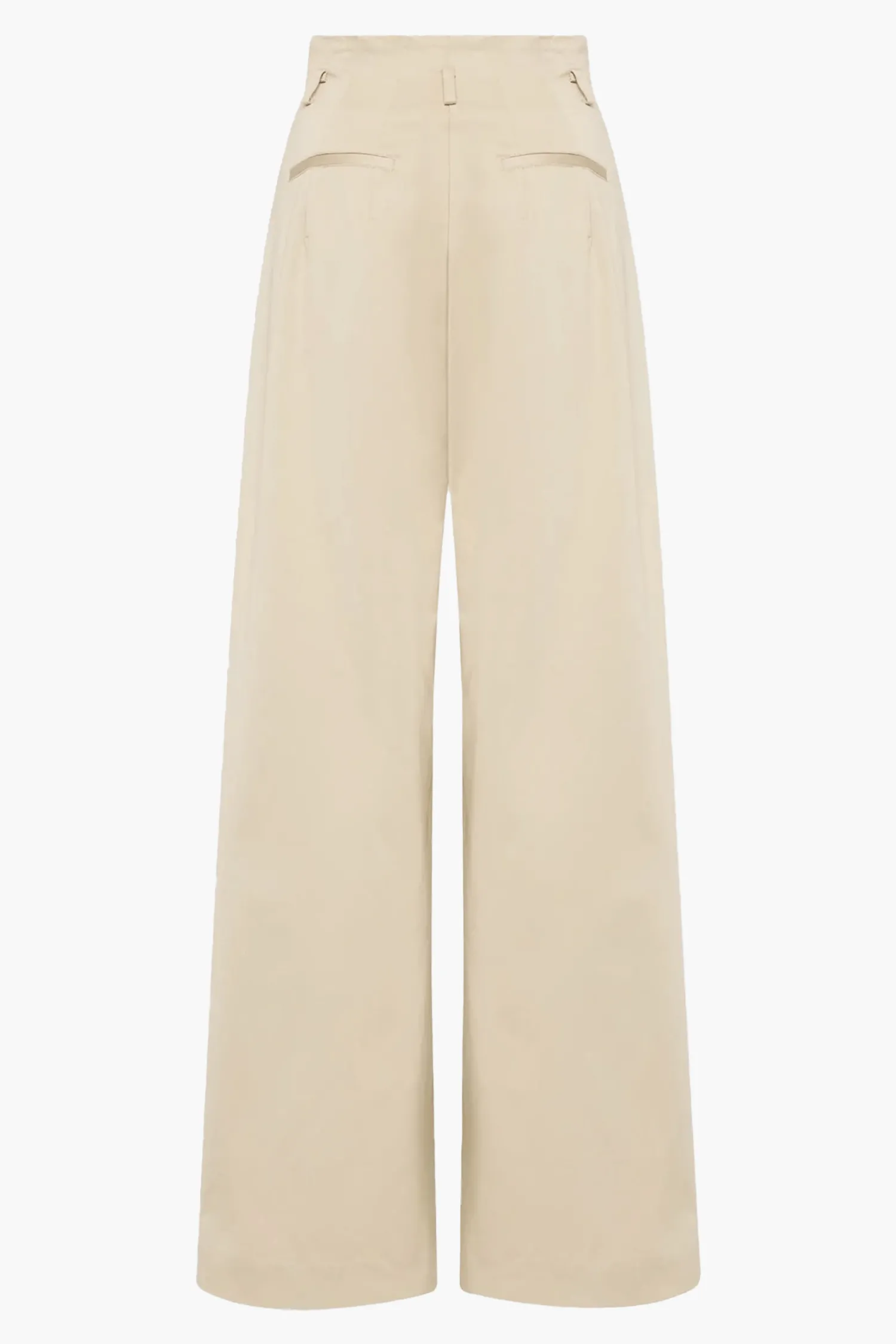 Fashion ST. AGNI COTTON PAPERBAG WAIST TROUSERS