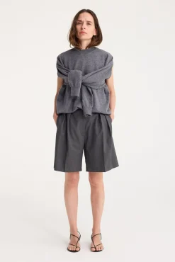 Sale RÓHE CREW NECK WITH OPEN ARMHOLE