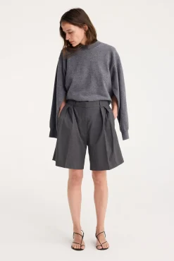 Sale RÓHE CREW NECK WITH OPEN ARMHOLE