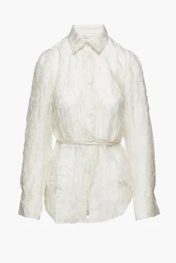 Store CHRISTOPHER ESBER CRINKLE CHASM SHIRT Cream
