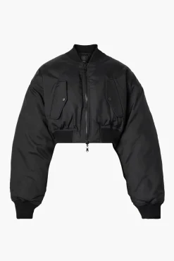 Cheap WARDROBE.NYC CROP REVERSIBLE BOMBER Black