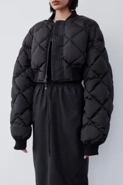 Cheap WARDROBE.NYC CROP REVERSIBLE BOMBER Black