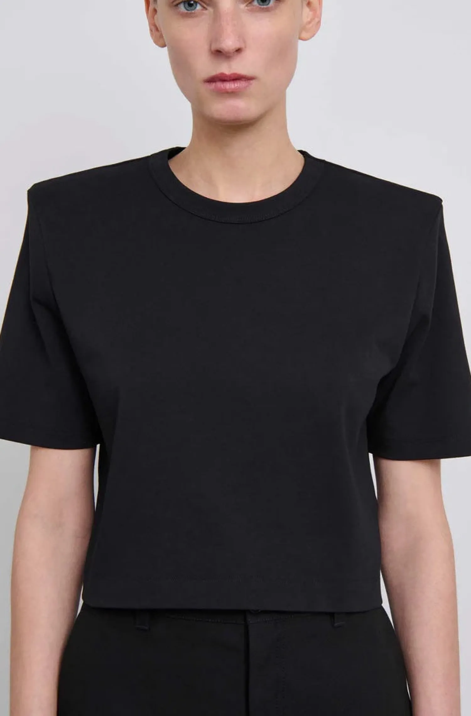 Outlet WARDROBE.NYC CROP SHOULDER PAD T-SHIRT