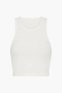 Best ESSE CROP TANK TOP Ivory