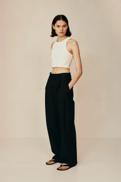 Best ESSE CROP TANK TOP Ivory