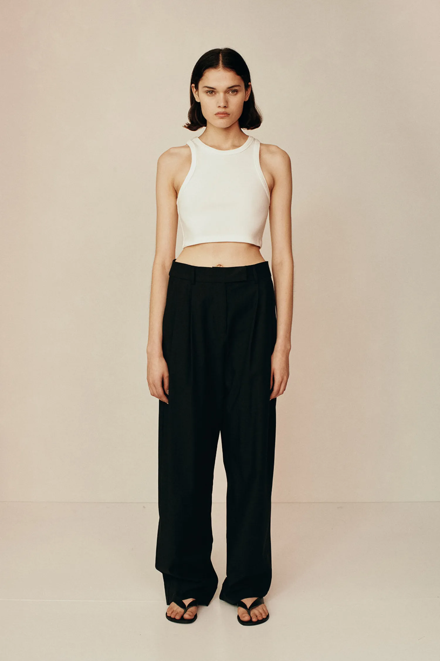 Best ESSE CROP TANK TOP Ivory