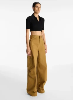 Flash Sale A.L.C CROPPED ATLAS Black