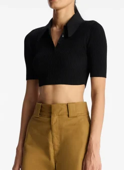 Flash Sale A.L.C CROPPED ATLAS Black