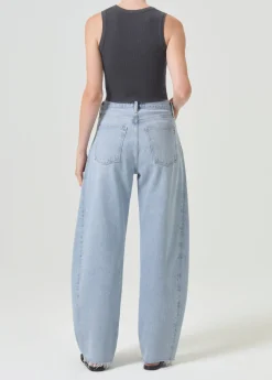Outlet AGOLDE CROPPED POPPY TANK Raven