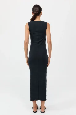 Sale ST. AGNI CUPRO JERSEY DRAPE DRESS
