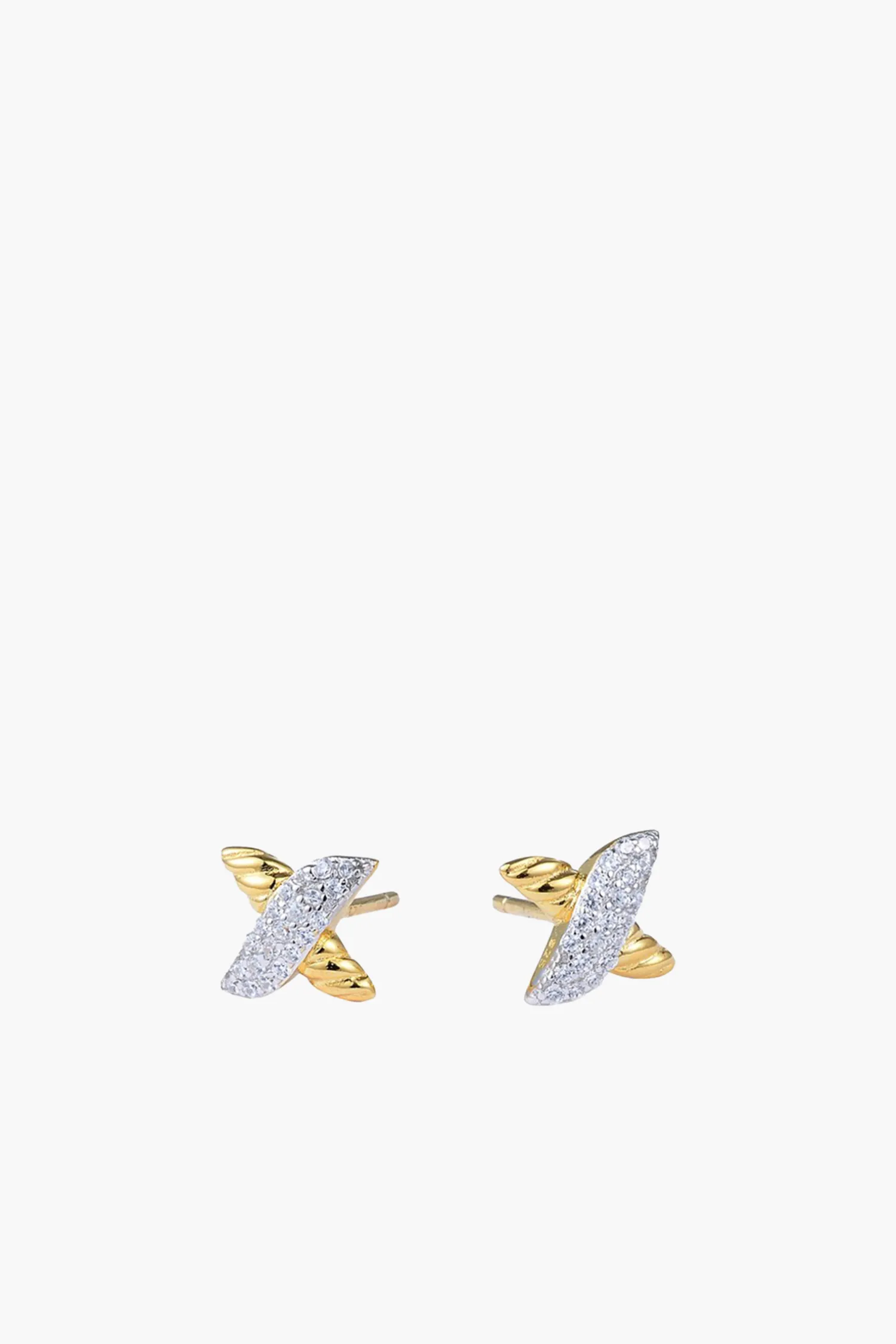 Shop ANNA ROSSI DAINTY DIAMANTE STAR EARRING Gold