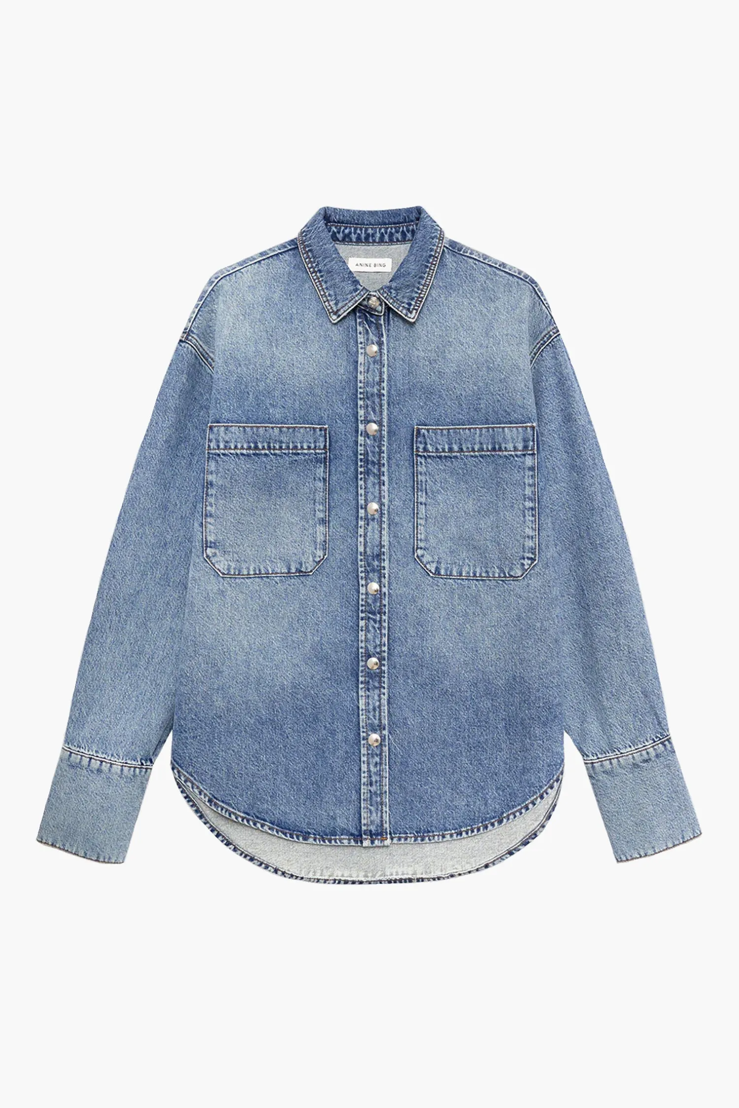 Flash Sale ANINE BING DANTE DENIM SHIRT VintageIndigo