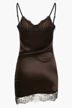 Flash Sale THE ATTICO DARK BROWN MINI DRESS DarkBrown