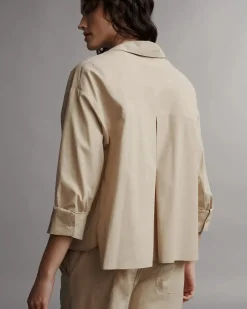 New TWP DAY AFTER COTTON SHIRT Sandstone