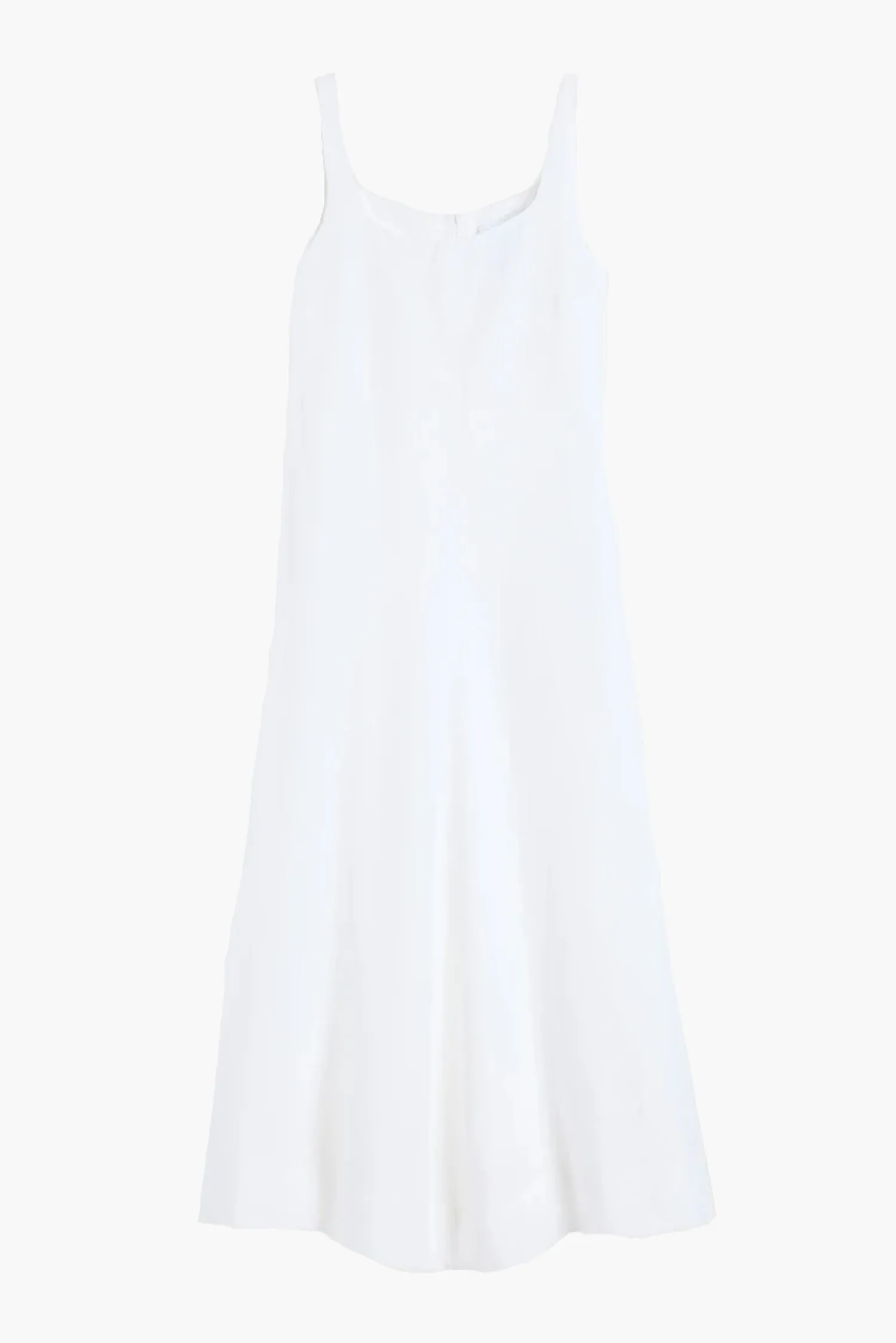 Best Sale BONDI BORN DELPHI ORGANIC LINEN FLARED MAXI DRESS White