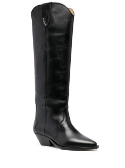 Best Sale ISABEL MARANT DENVEE HIGH BOOTS Black