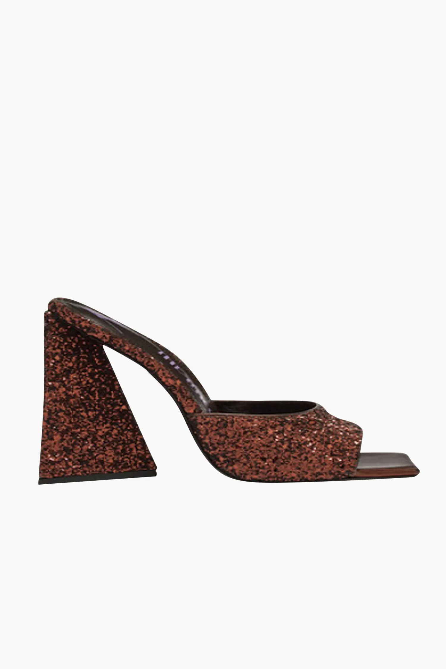 New THE ATTICO DEVON MULE DarkBrown