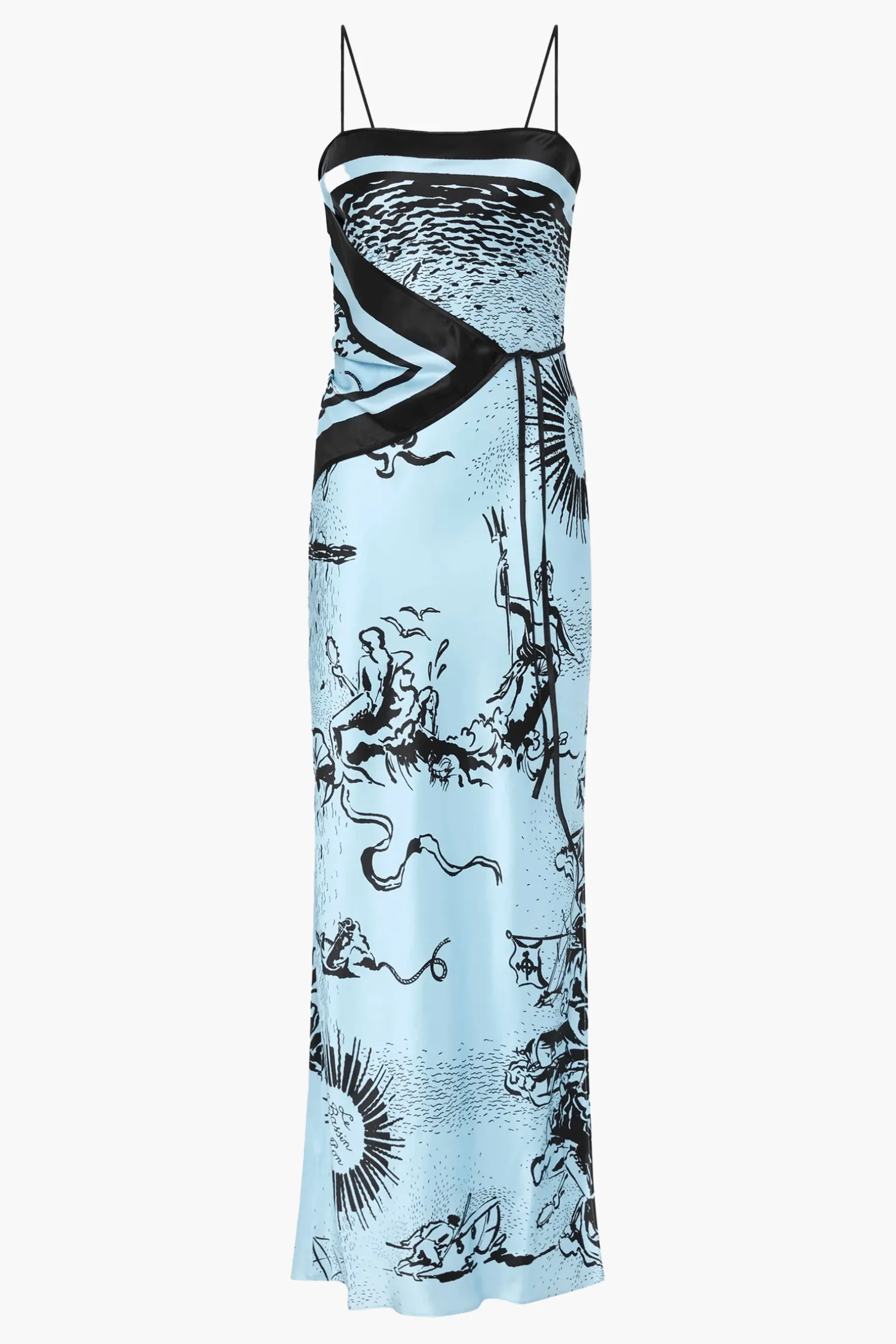 Shop SIR DREAMWOOD SCARF MIDI DRESS BriseSoleil
