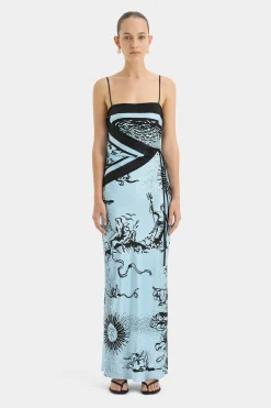 Shop SIR DREAMWOOD SCARF MIDI DRESS BriseSoleil