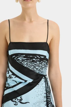 Shop SIR DREAMWOOD SCARF MIDI DRESS BriseSoleil