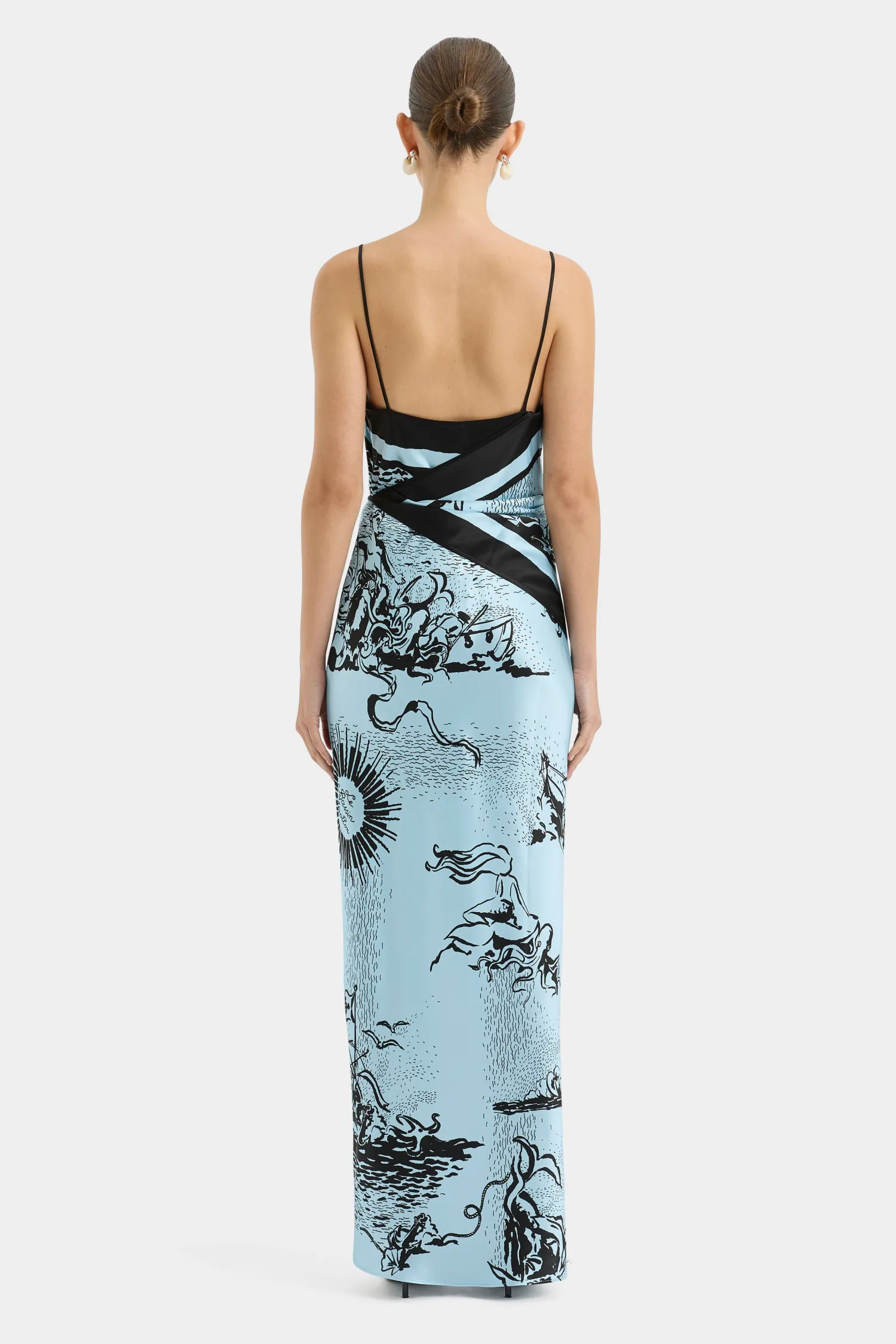 Shop SIR DREAMWOOD SCARF MIDI DRESS BriseSoleil