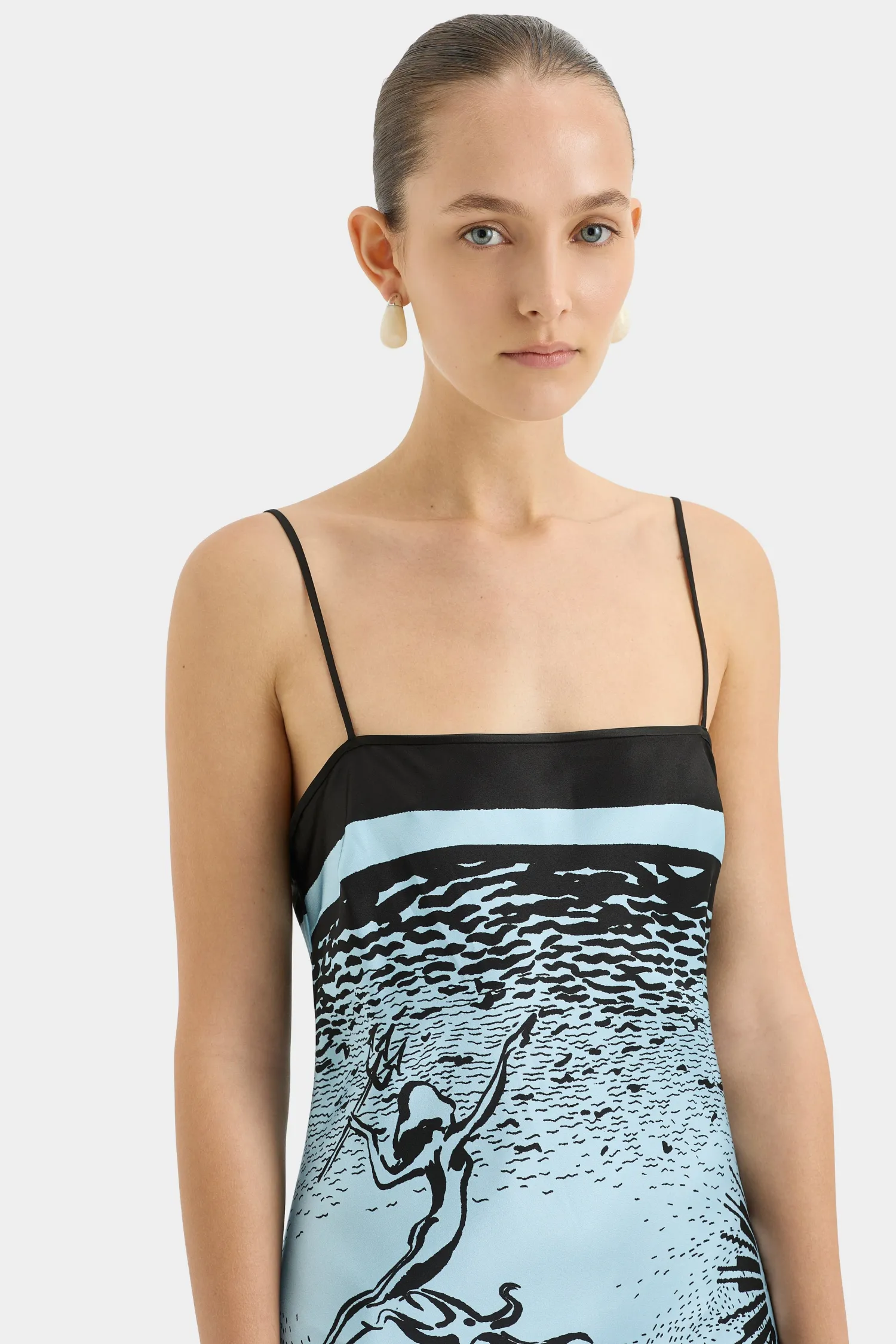 Shop SIR DREAMWOOD SCARF MIDI DRESS BriseSoleil