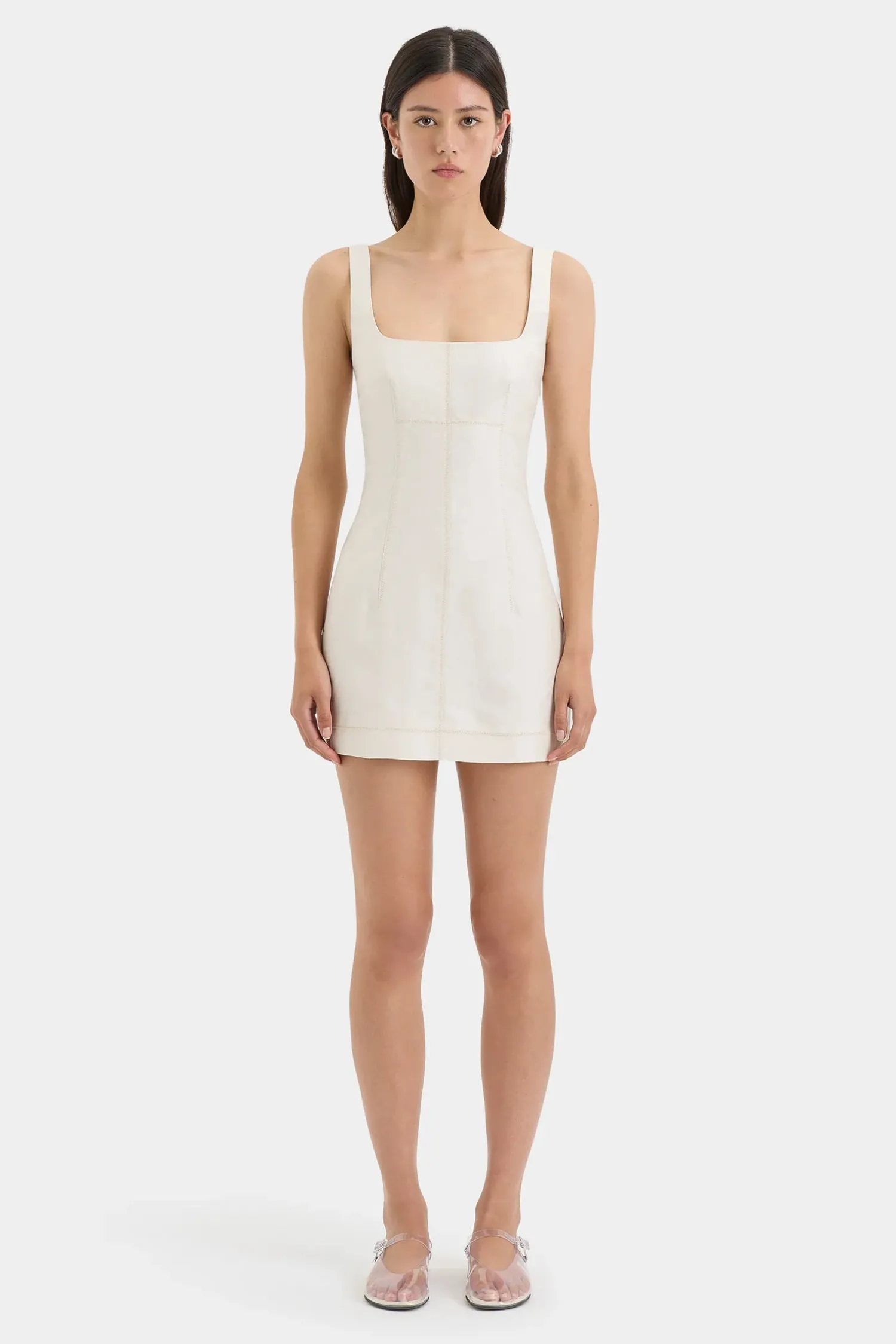 Sale SIR EMILIA CORSET MINI DRESS Natural