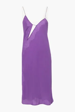 Best Sale CHRISTOPHER ESBER ENCASED LACE CAMI/ TANK DRESS Grape/White
