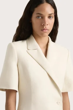 Cheap FAITHFULL THE BRAND ENNA SHORT SLEEVE BLAZER Beige
