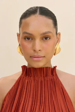 Hot CULT GAIA ERIN EARRING AntiqueBrass