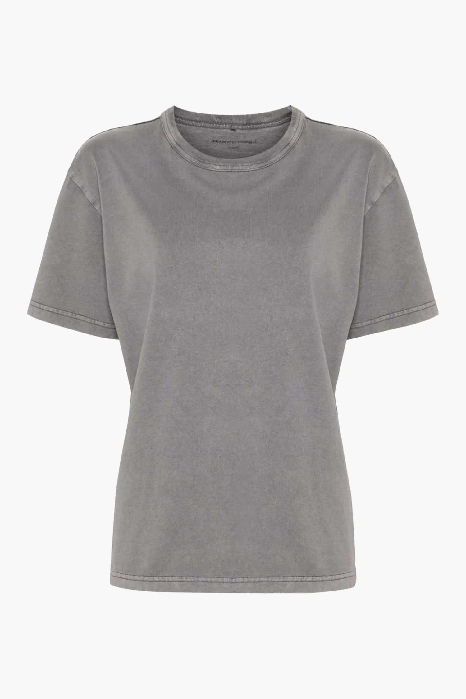 Online ALEXANDERWANG.T ESSENTIAL JSY SS TEE W/ PUFF LOGO & BOUND NECK AcidFog