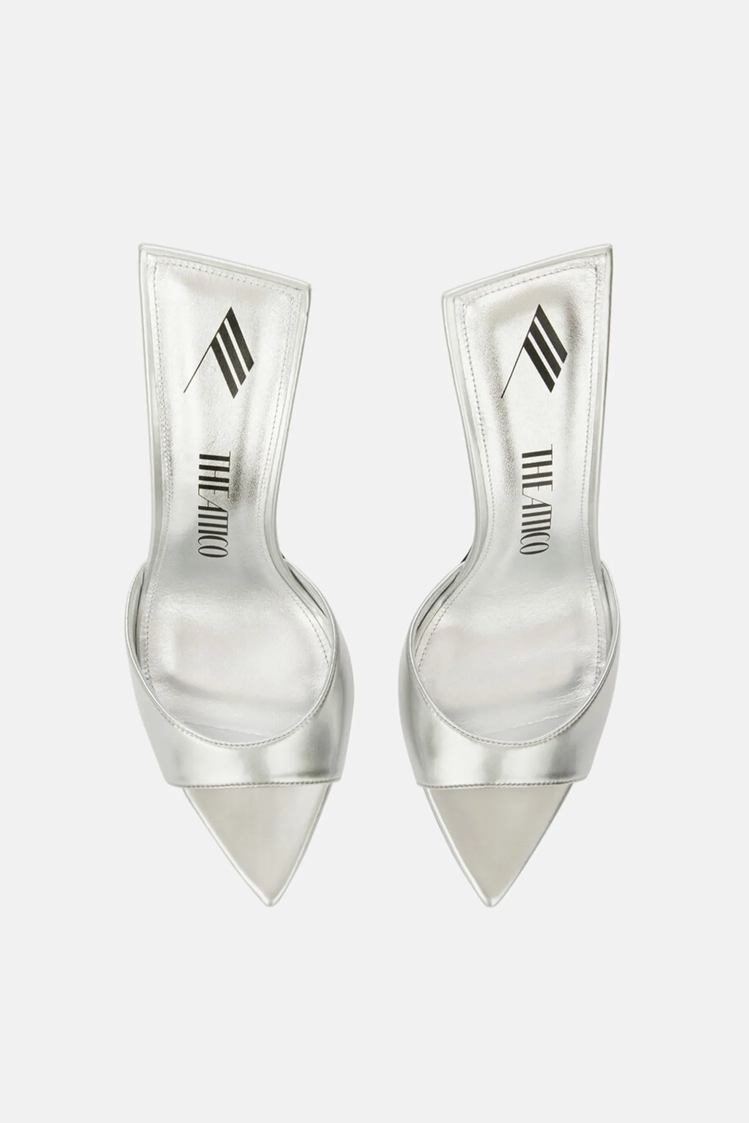 Cheap THE ATTICO ESTER MULE Silver