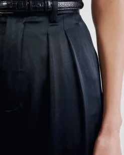 Flash Sale NILI LOTAN ETIENNE PLEATED SILK PANT
