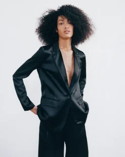 Flash Sale NILI LOTAN EVELINE SILK JACKET