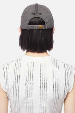 Fashion THE ATTICO FADED BLACK BASEBALL HAT BlackFade