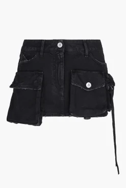 Cheap THE ATTICO FAY MINI SKIRT Black